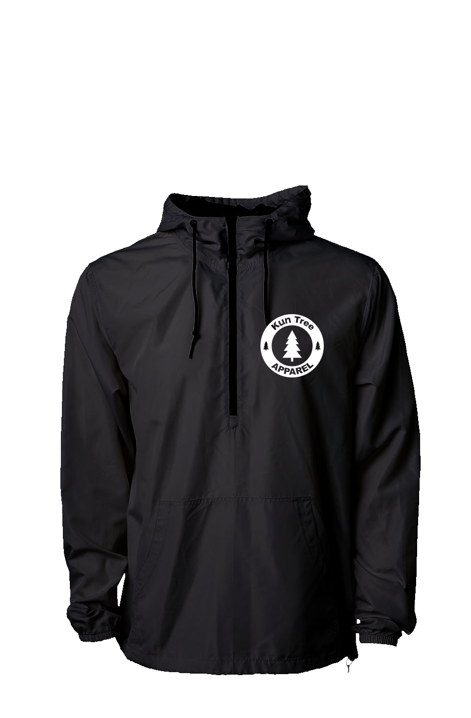 Kuntree apparel logo windbreaker white