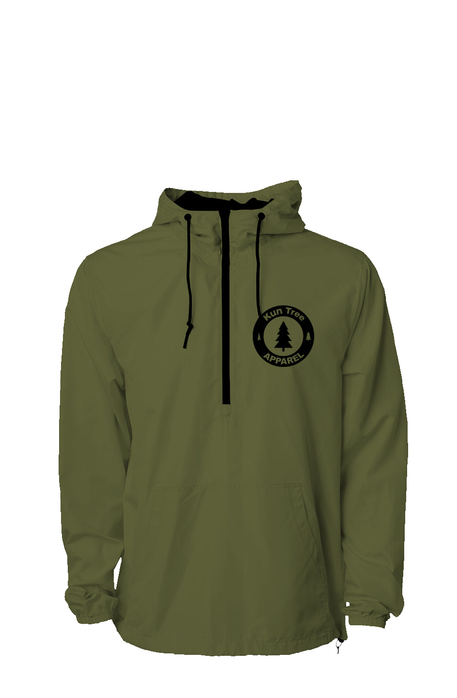 Kuntree apparel army windbreaker
