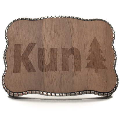Wood Wallet Buckle