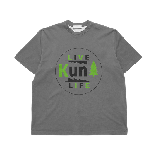Live Life Kuntree tee storm black